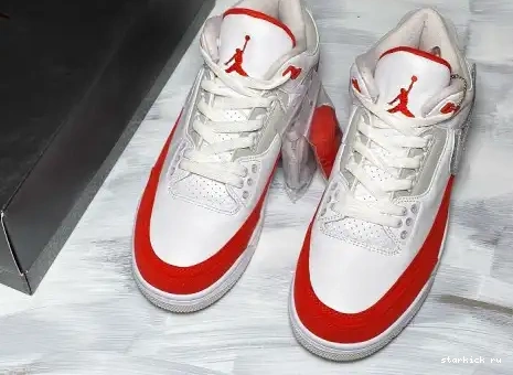 3 JORDAN CJ0939-100 AIR WHITE RED CJ0939-100 TINKER RETRO UNIVERSITY 0425